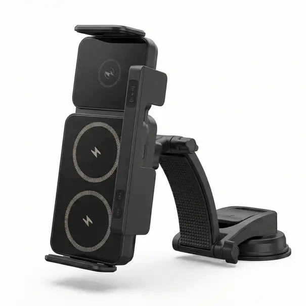 Mocny Uchwyt Samochodowy Qi