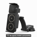 Mocny Uchwyt Samochodowy Qi